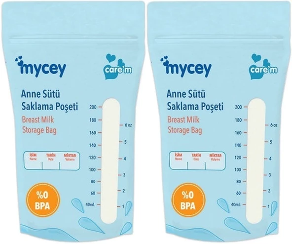 Mycey Anne Sütü / Süt Saklama Poşeti 25 Li Pk Tekli (2 Li Set)