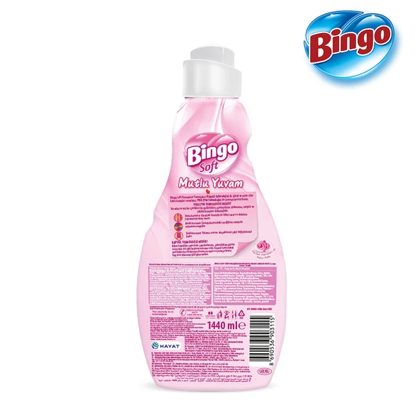 Bingo Soft Konsantre Çamaşır Yumuşatıcısı Mutlu Yuvam 1440 ml X 4 Adet - 4
