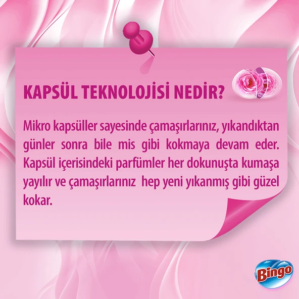 Bingo Soft Konsantre Çamaşır Yumuşatıcısı Mutlu Yuvam 1440 ml X 6 Adet - 9