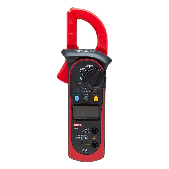 Powermaster Pensampermetre UT-202 Ac Dc Voltaj Akım Sıcaklık Ölçer Ölçüm Cihazı - 3