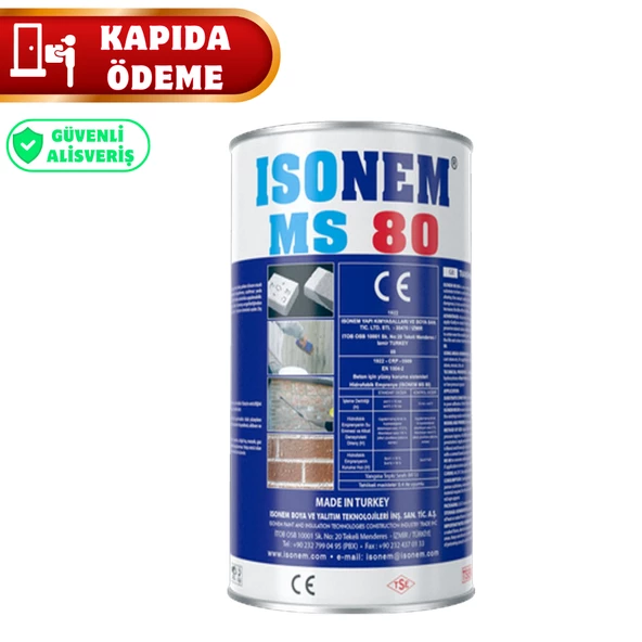 İSONEM MS 80 DIŞ CEPHE ŞEFFAF SU YALITIMI 3,5 L