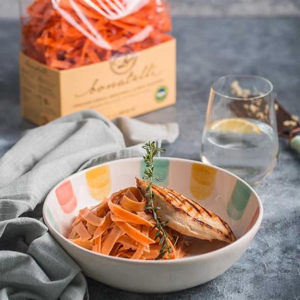Organik Kırmızı Mercimek Çubuk Makarna 400Gr - 3