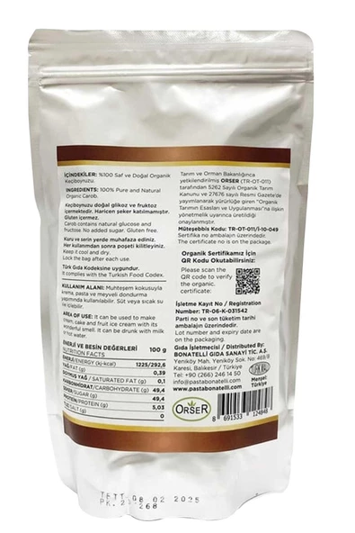Organik Keçi Boynuzu Unu 500 Gr - 2