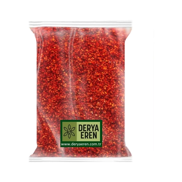 Pul Biber İnce Antep Orta Acı 500 gr, Derya Eren