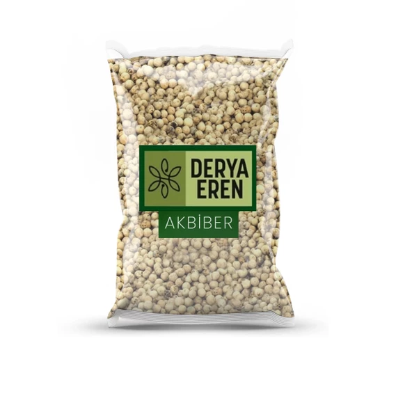 Akbiber Beyaz Karabiber Tane 100 gr, Derya Eren