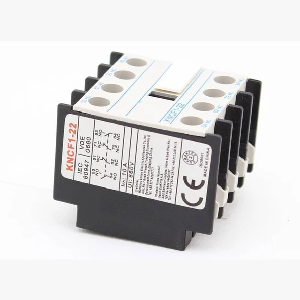Kncf1-22 2No+2Nc Kontak Blok - Ac - 2