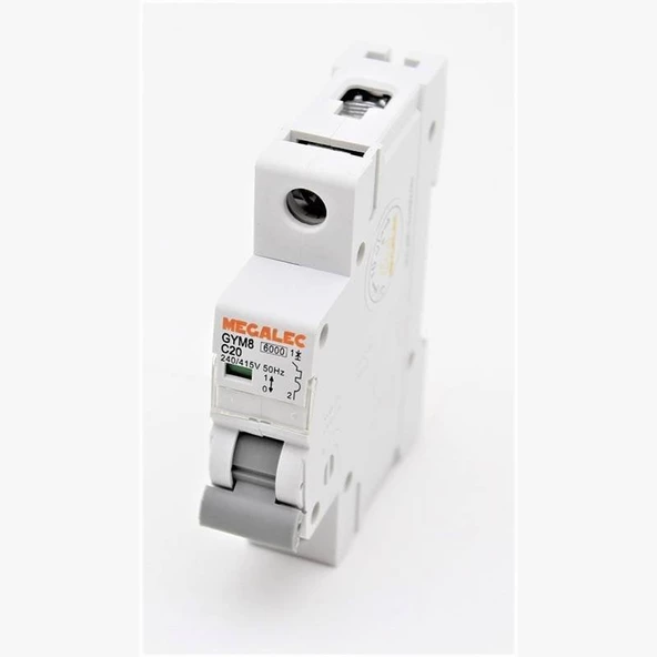 Gym8 1X50A 3 Ka W Otomat Sigorta C Tipi - Resim 2