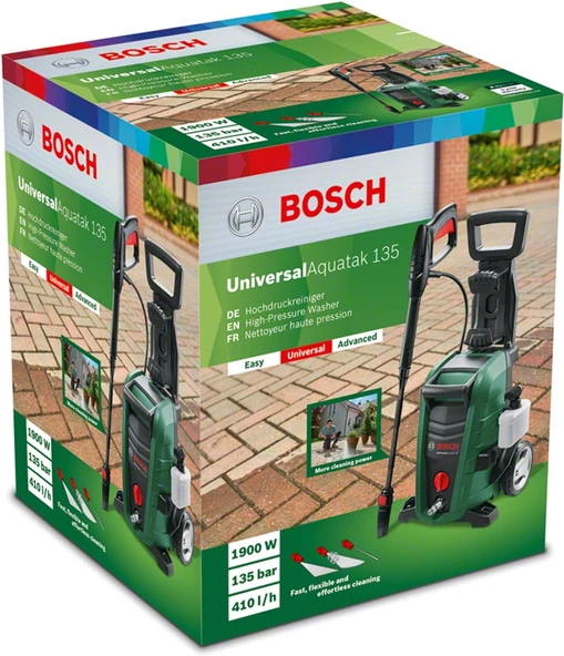 Bosch Universal Aquatak 135 Yüksek Basınçlı Yıkama Makinesi 1900 Watt - 2