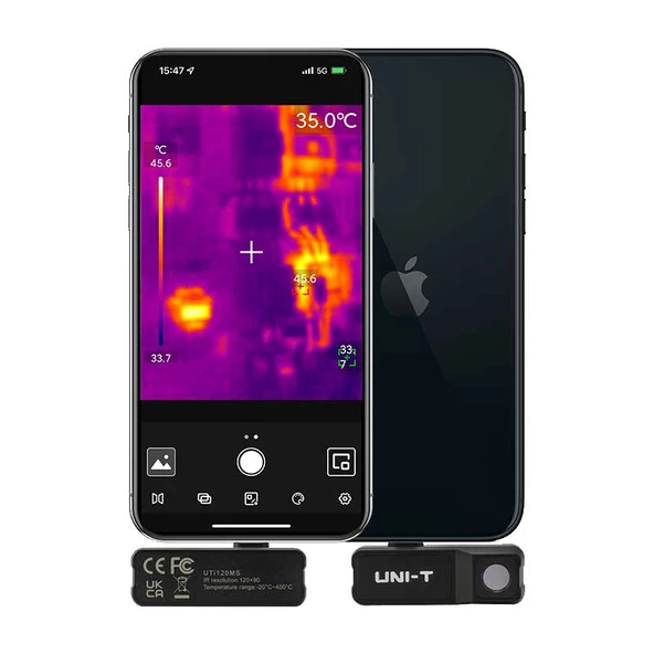 Uti120Ms Akıllı Telefon Termal Kamera - Termal Görüntüleyici - 3