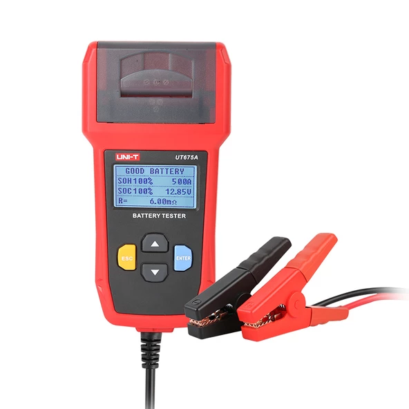 Ut675A Akü Test Cihazı Print Özellikli - Batarya Test Cihazı