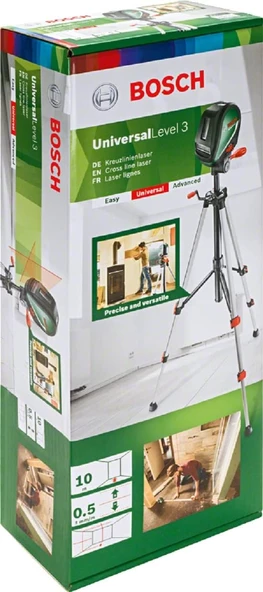 Bosch Universal Level 3 Çapraz Çizgi Set Lazer Hizalama - 2