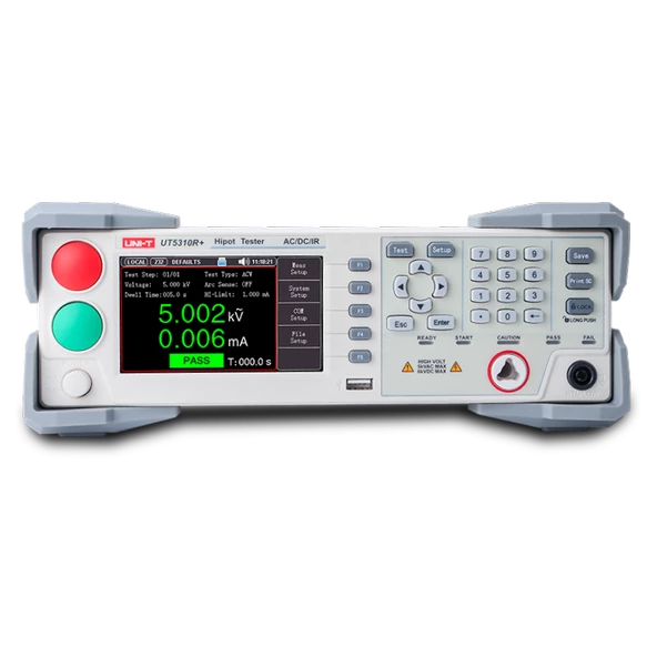 Unı-T Ut5310A+ Programlanabilir Hipot Test Cihazı 1Ch Ac/0.050V 5Kv Dc/0.05 İla 6Kv Ac/0.001 İla 20M