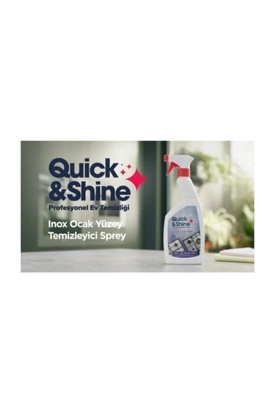 Quick&Shine Inoks Ocak Temizleyici Temizlik Ve Bakım Ürünü - 2