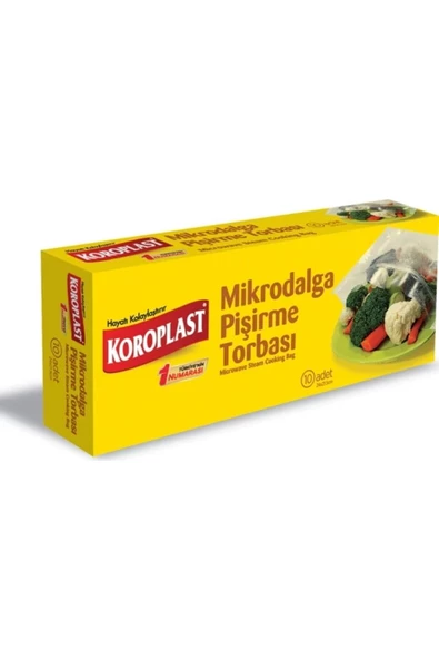 Koroplast Mikrodalga Pişirme Torbası