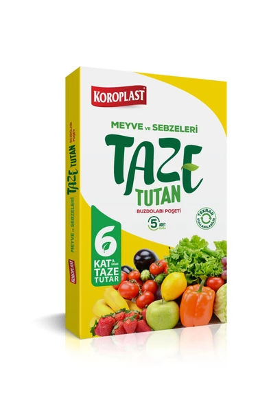 Korozo Koroplast Taze Tutan Buzdolabı Poşeti