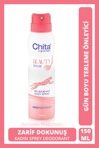 Chita Kadın Deodorant Beauty Touch Ter Kokusu Önleyici 150 Ml