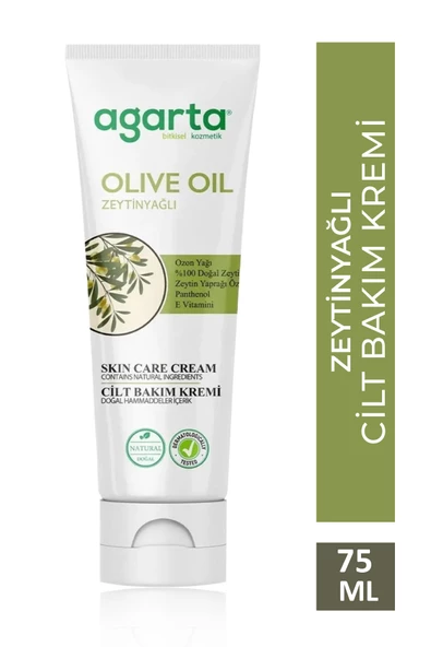 Doğal Zeytinyağlı Nemlendirici El Ve Cilt Bakım Kremi 75 ml