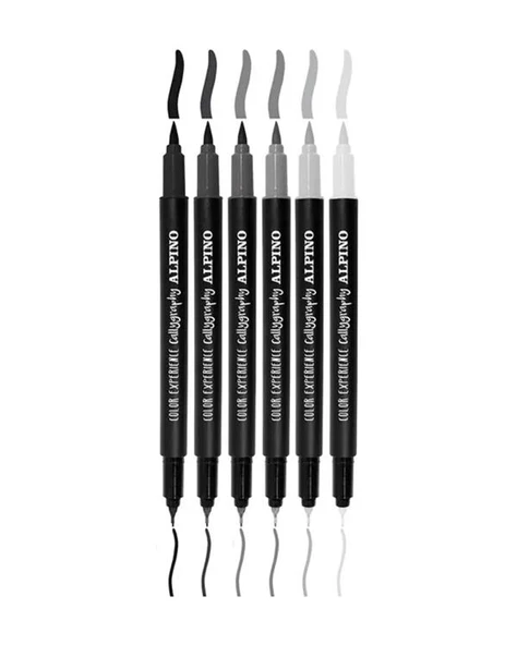 Alpino Color Experience Calligraphy Set Çift Yönlü 6lı - 2