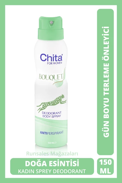 Chita Kadın Deodorant Bouquet Ter Kokusu Önleyici 150 Ml