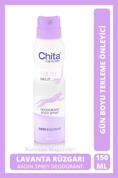 Chita Kadın Deodorant Fresh Breeze Ter Kokusu Önleyici 150 Ml