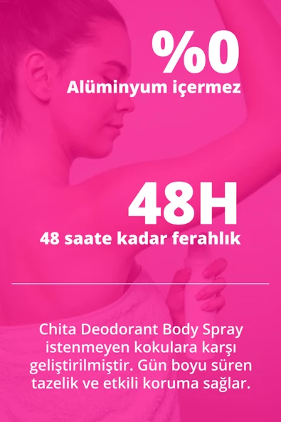 Chita Kadın Deodorant Dry Care Ter Kokusu Önleyici 150 Ml - 2