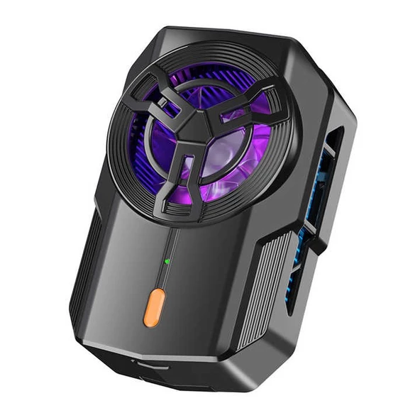 Sprange SRMC4 Radyatörlü Rgb Ledli Şarjlı Bataryalı Telefon Soğutucu Fan - 2