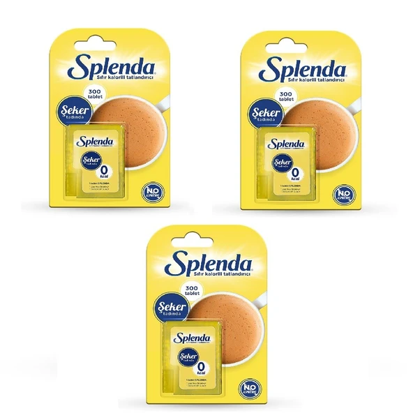 Splenda 300 Tatlandırıcı Tablet 3 Adet