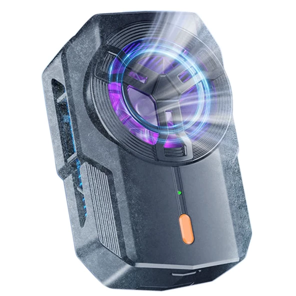 Sprange SRMC4 Radyatörlü Rgb Ledli Şarjlı Bataryalı Telefon Soğutucu Fan - 4