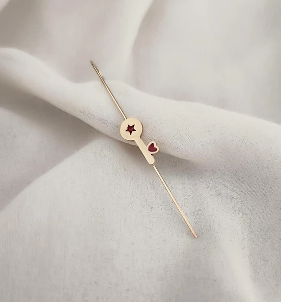 Kıkırdak Küpe Kararmaz Çelik 316L Lüks Kadın Küpe Renk Sarı - 2