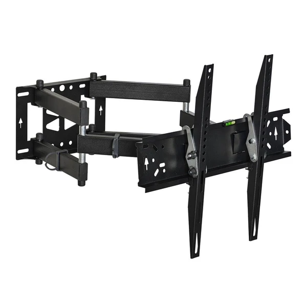 Vontech 39-65 İnç Kilitli Hareketli Lcd Led Tv Duvar Askı Aparatı 99-160 Ekran Arası Tüm Modellere Uyumlu 40 Kg Taşır - 4