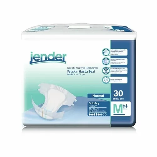 Jender Belbantlı Orta Boy M 30'lu 2 Adet Hasta Bezi