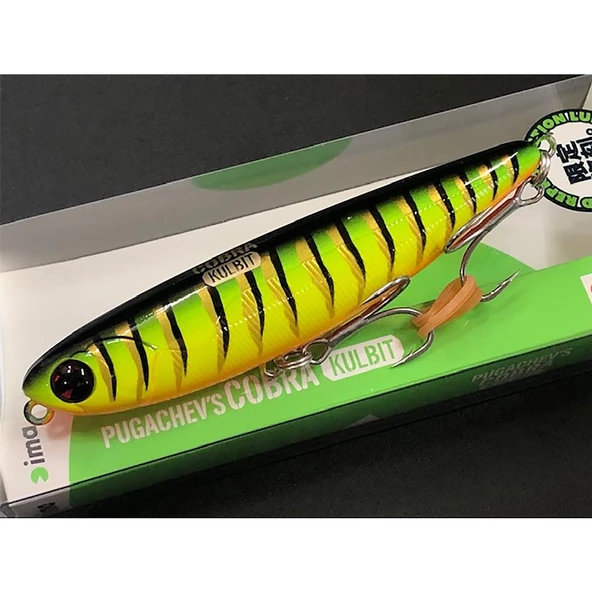 Ima Pugachev's Cobra Kulbit 90mm 12gr Sahte Balık  #X5470 Hot Tiger - 1