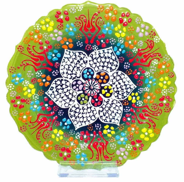 İnci Dantel Tabak (12 cm) - 3