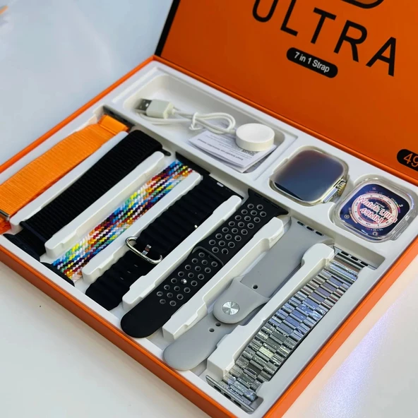 7+1 7Kordonlu Strap Model Akıllı Saat - 4