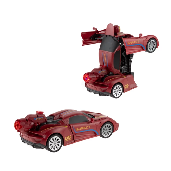 1:16 Uzaktan Kumandalı Robota Dönüşen Araba Işıklı Sesli Şarjlı - 2