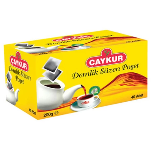 Çaykur Demlik Poşet Çay 40'Lı 200 Gr