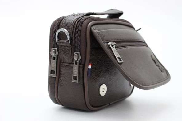 Plevr 8418 Us Polo Suni Deri Omuz Askılı, Kulplu Portföy Çanta - Resim 6