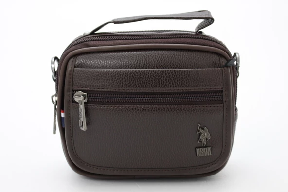 Plevr 8418 Us Polo Suni Deri Omuz Askılı, Kulplu Portföy Çanta - Resim 4