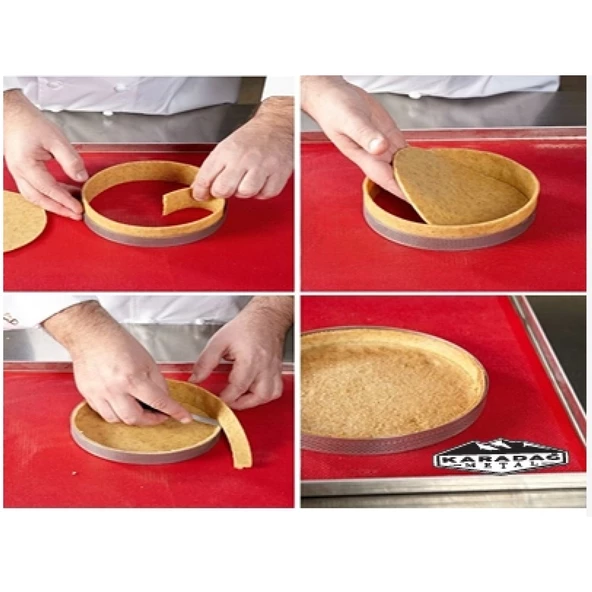 Delikli Tart Kalıbı Ø8 Cm H:2,5 Cm - 3