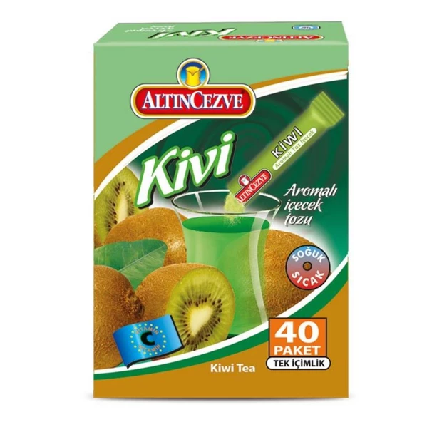 Altıncezve Kivi Aromalı Tek İçimlik İçecek Tozu 40 x 1.5 Gr - 10lu PAKET - Resim 2