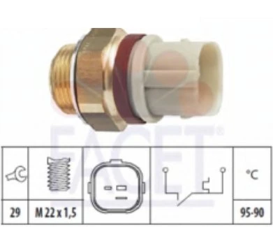 VW FAN MÜŞÜRÜ İKİ FİŞLİ 95°C - 90°C, 867959481