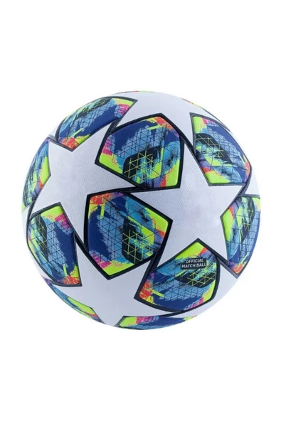 HLL Sports    Champions League Tasarımı Dikişli Futbol Topu, 5 Numara + Pompa - 3