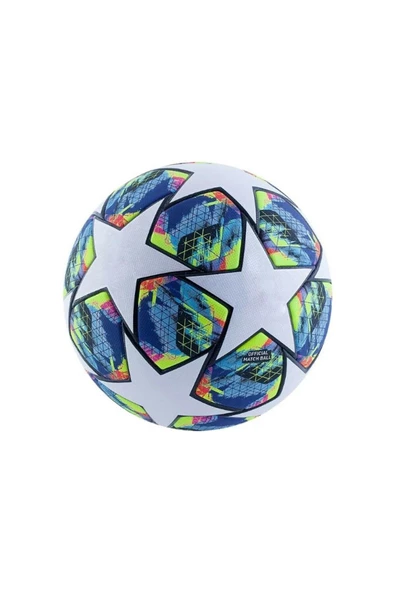 HLL Sports    Champions Leagu Tasarımı Dikişli Futbol Topu, 5 Numara 480 Gram Top İğnesi Hediye - 3