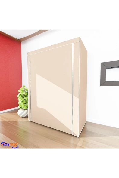 YükselenTicaret Güçlendirilmiş Çelik Profil Yorgan Hurcu Bez Dolap - 3