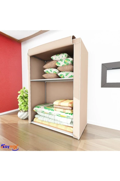 YükselenTicaret Güçlendirilmiş Çelik Profil Yorgan Hurcu Bez Dolap - 2