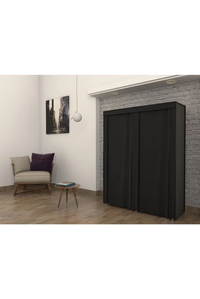 Burak Plastik Profilli Çok Amaçlı Bez Dolap Ayakkabılık - 2