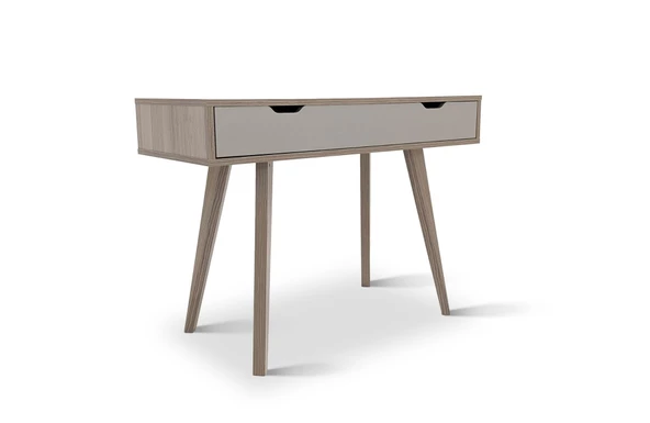 Vipa Çekmeceli Ahşap Ayaklı Dresuar - Gri Lignano - 5