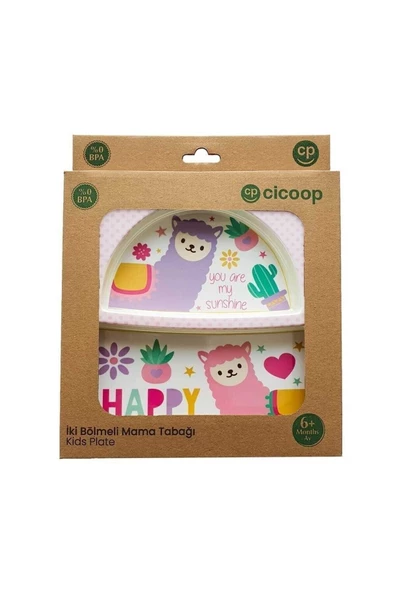 Cicoop Lama Bölmeli Mama Tabağı - 2