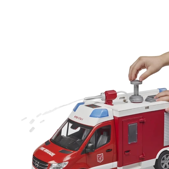 Bruder Mercedes Benz Merdivenli İtfaiye Aracı Oyuncak - 6