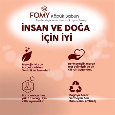FOMY Hassas Cilt Kuru & Sert Ciltler için Yoğun Nemlendirici ve Arındırıcı Kremli Köpük Sabun 300 ml - 7